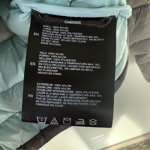 NWOT Noize Kerri Waterproof Wind Resistant Lightweight Puffer Jacket Grey Women - Picture 11 of 16